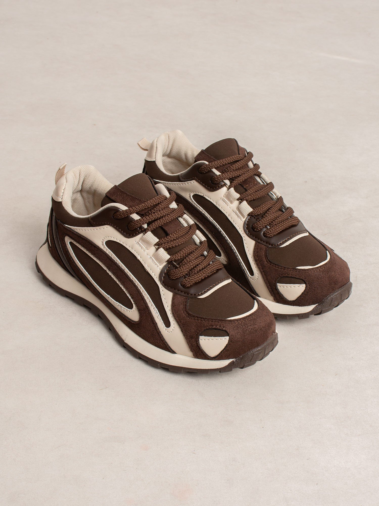 KEVER Kahve Kadın Sneakers