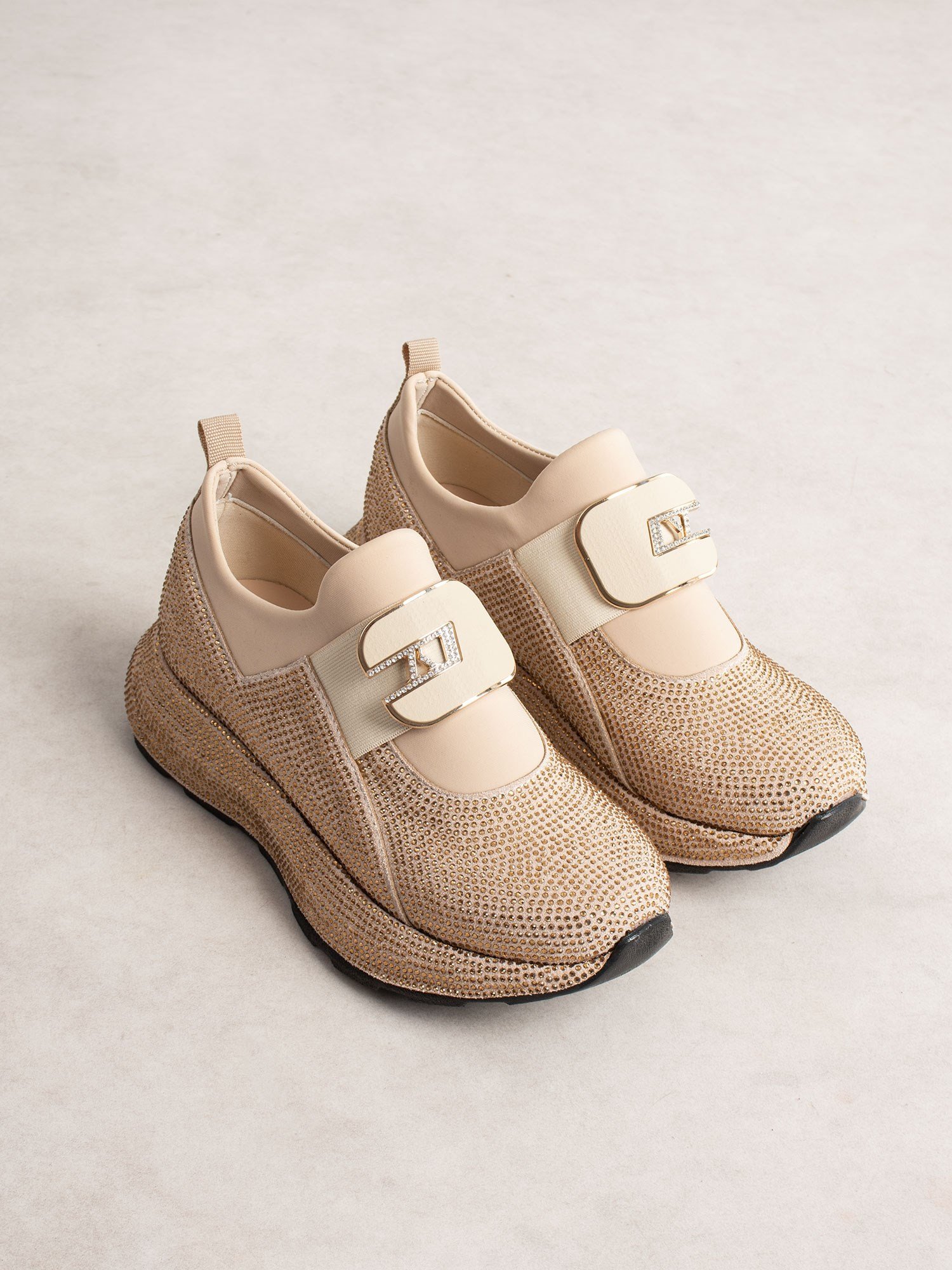KOTSENG Vizon Taşlı Kadın Sneakers