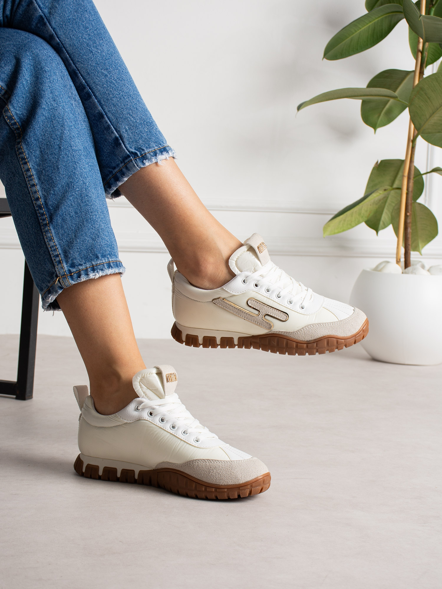 LEGNO Beyaz Kadın Sneakers