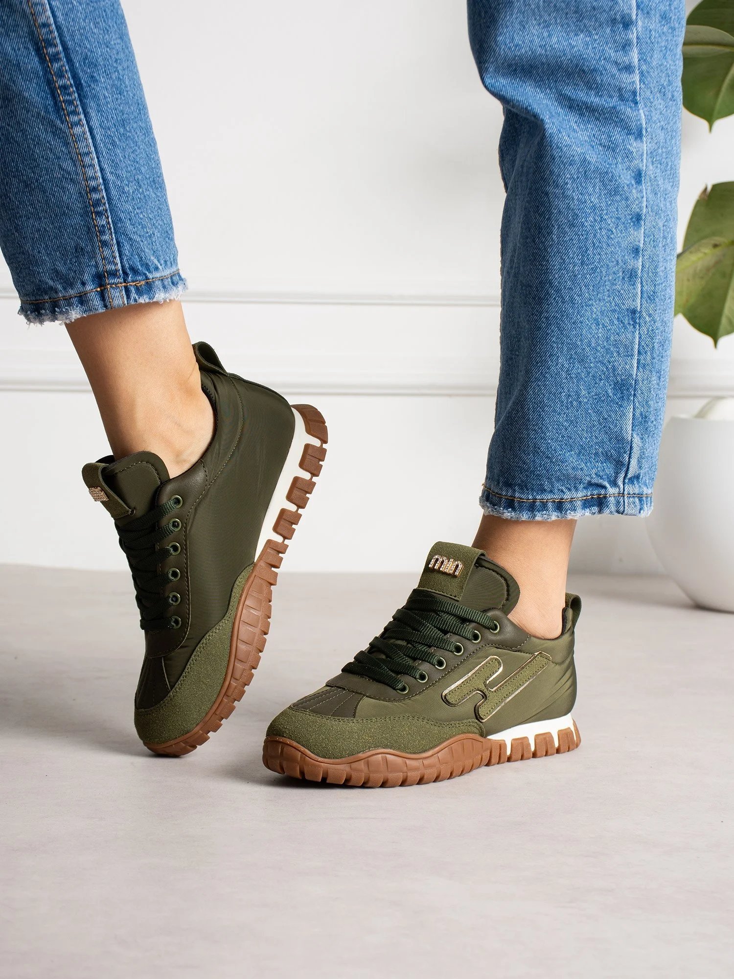 LEGNO Yeşil Kadın Sneakers