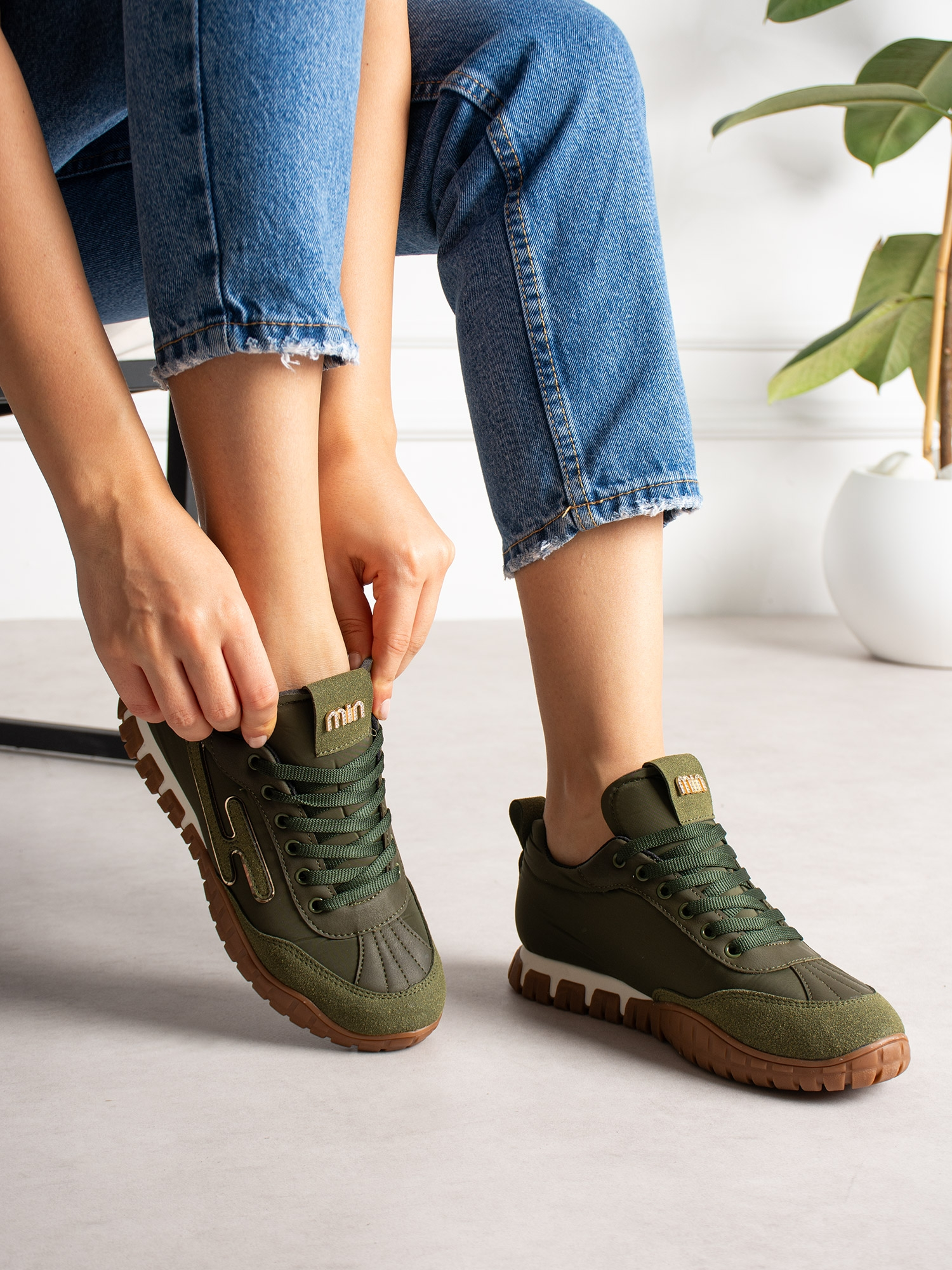 LEGNO Yeşil Kadın Sneakers