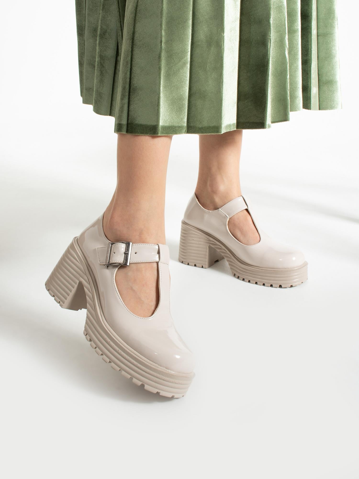 LENA Krem Rugan Kadın Loafer