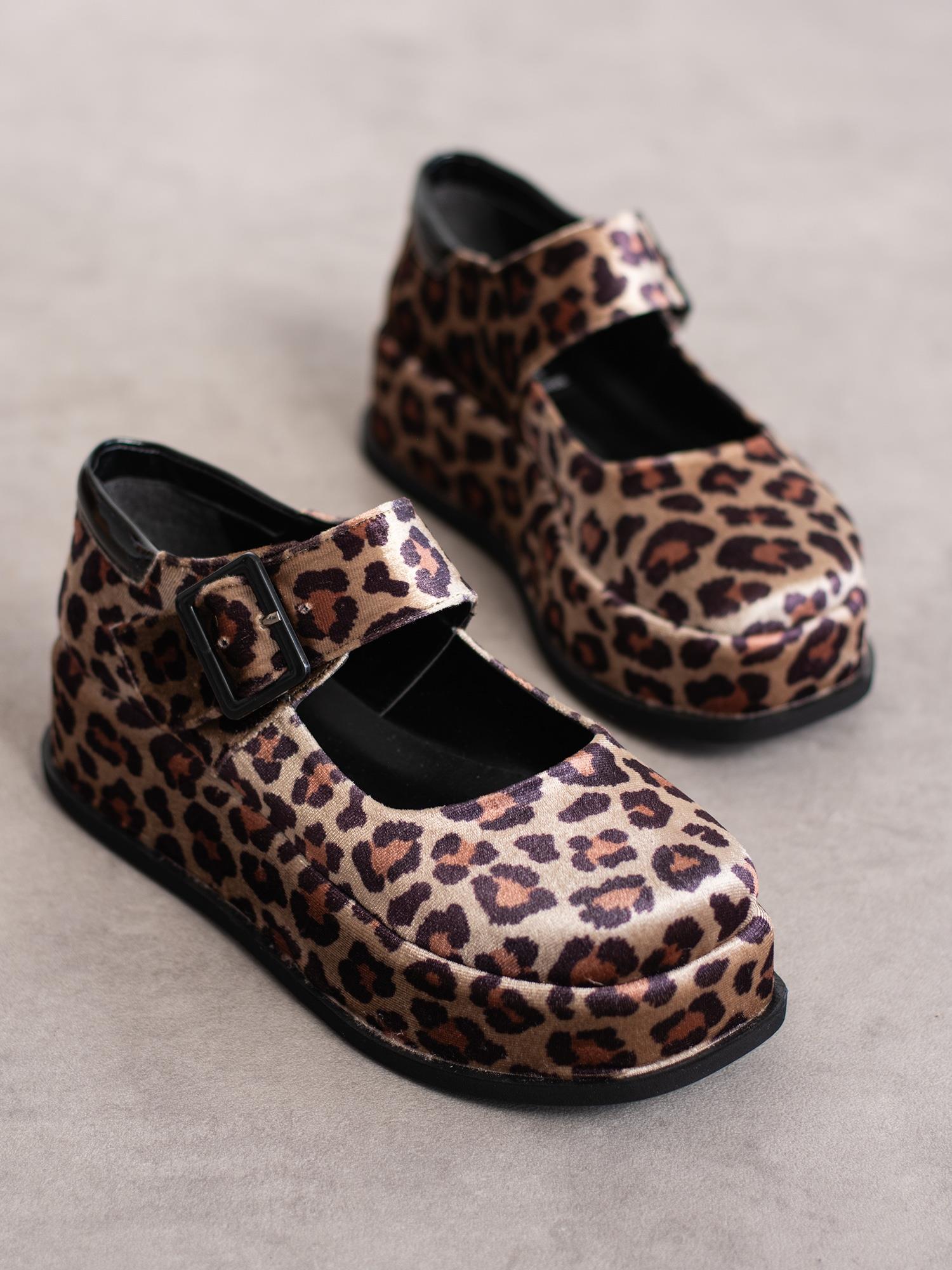 MARE Leopar Toka Detay Kadın Loafer