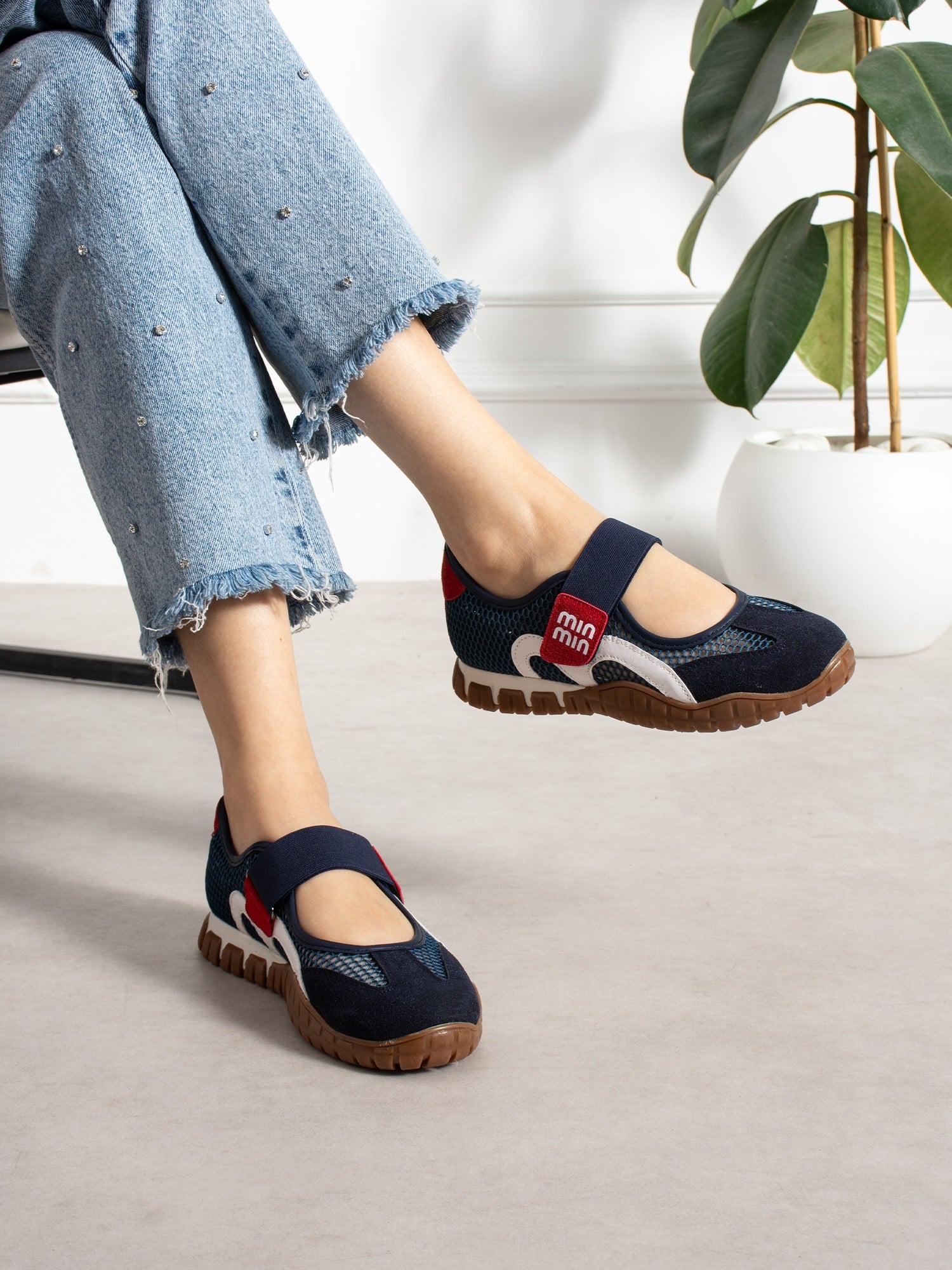 MENDO Lacivert Kadın Sneakers