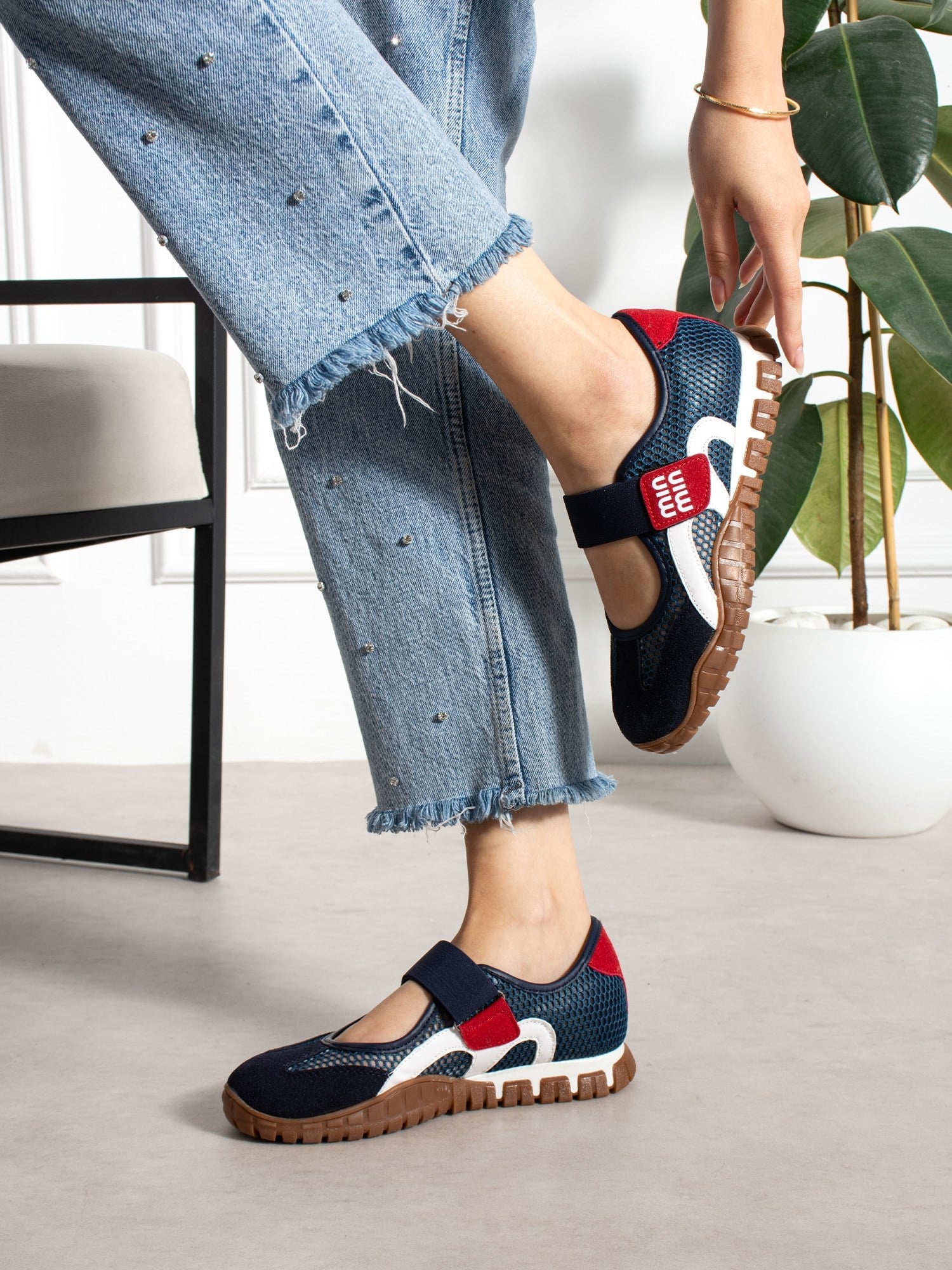 MENDO Lacivert Kadın Sneakers