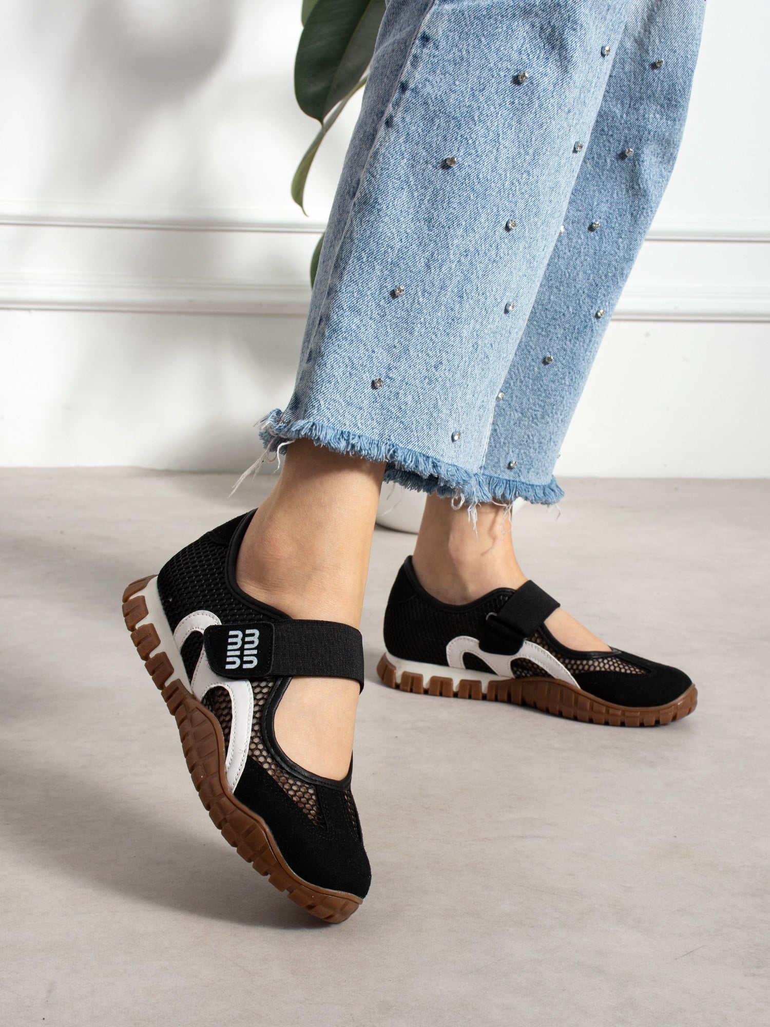 MENDO Siyah Kadın Sneakers