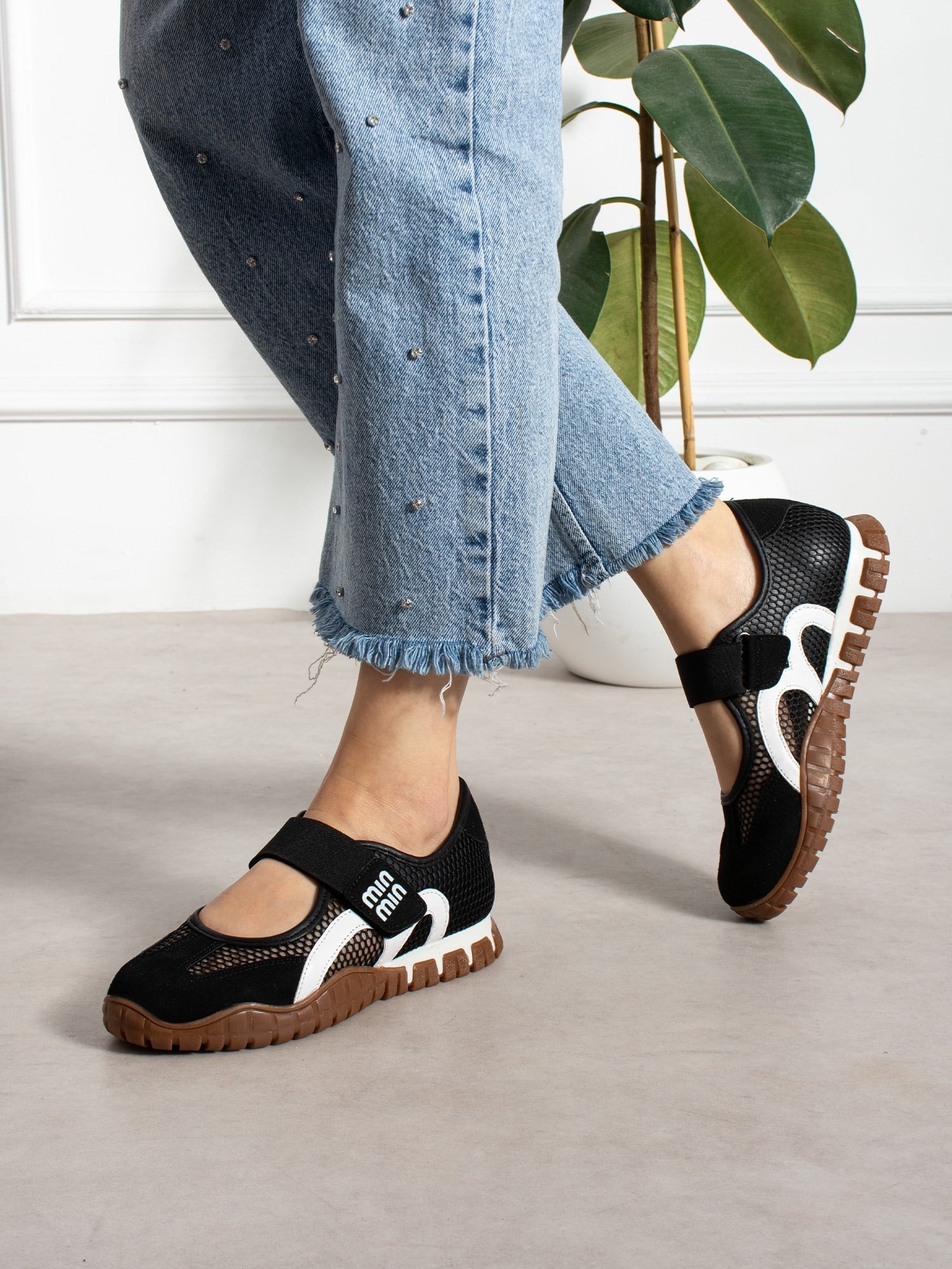 MENDO Siyah Kadın Sneakers
