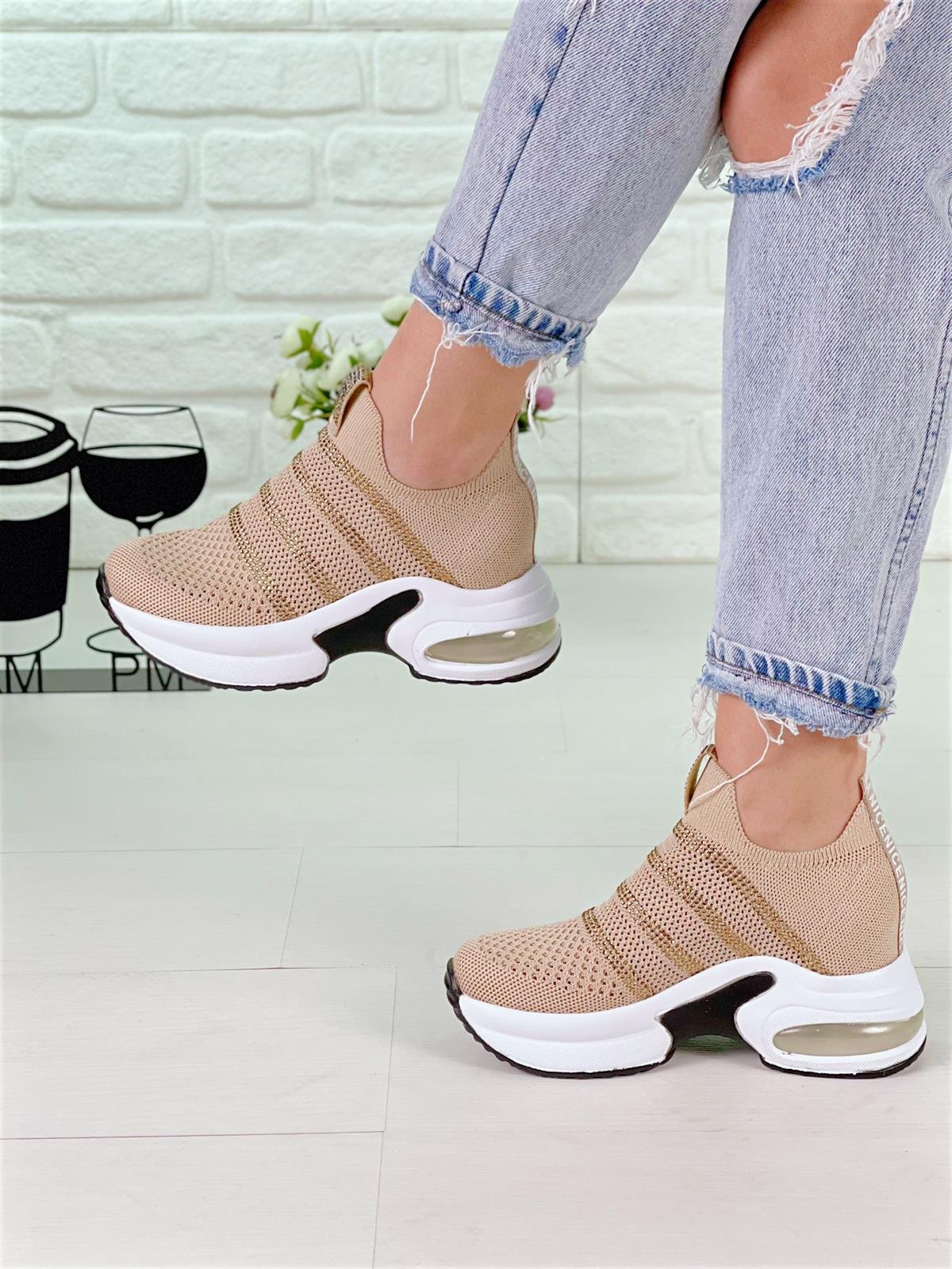 Nute Taşlı Triko Air Taban