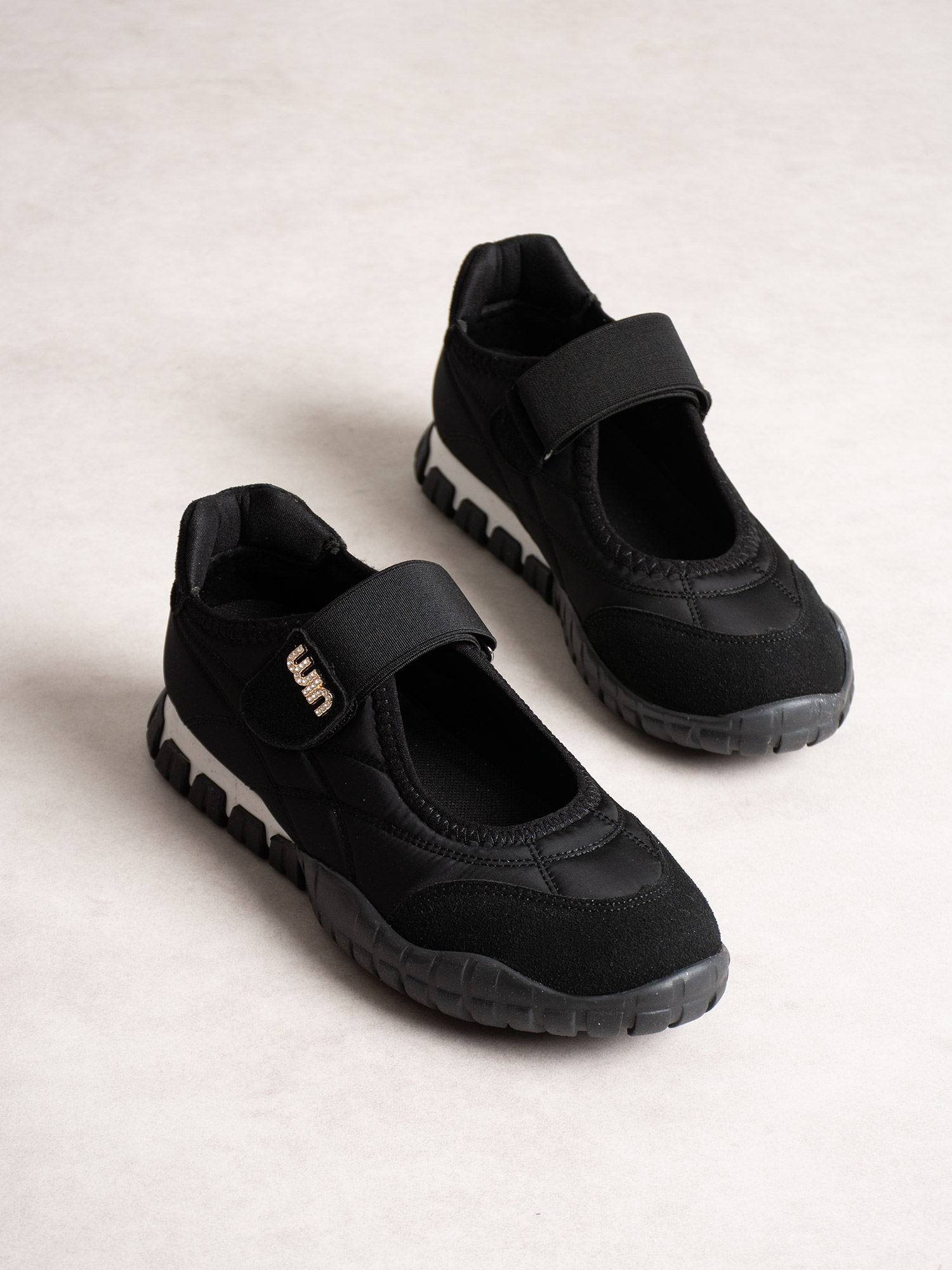 SARTO Siyah Cırtlı Kadın Sneakers