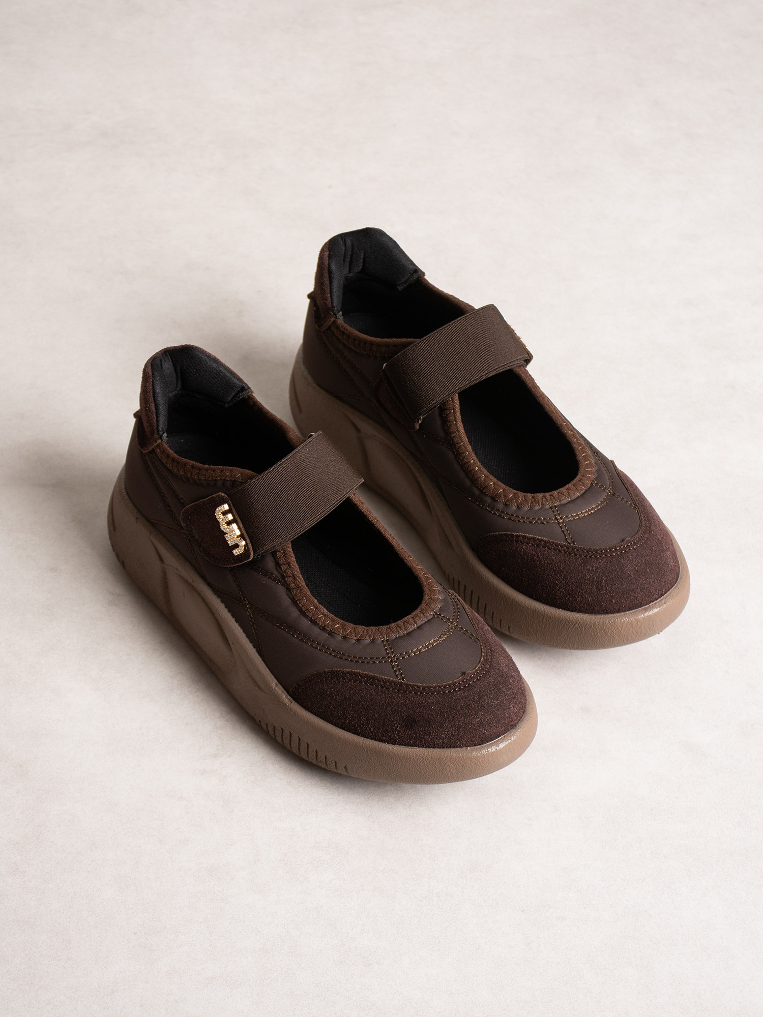 SCALA Kahve Cırtlı Kadın Sneakers