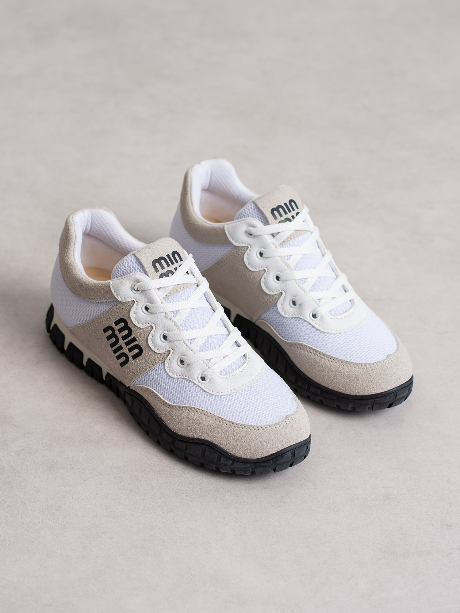 SELMORA Beyaz Bağcıklı Kadın Sneakers