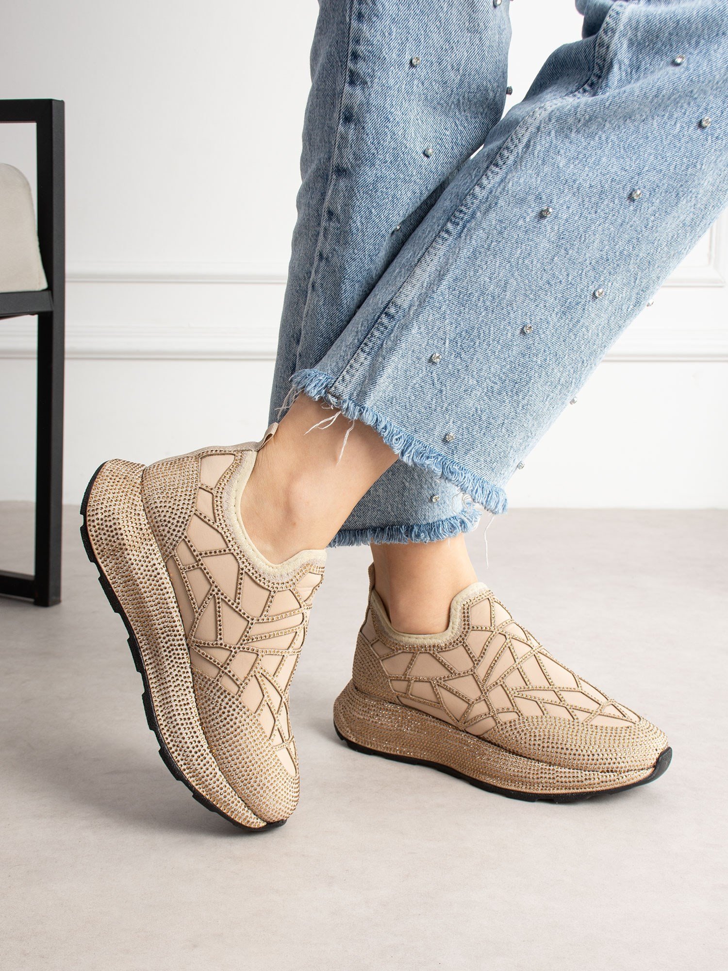 SERELLA Vizon Taşlı Kadın Sneakers