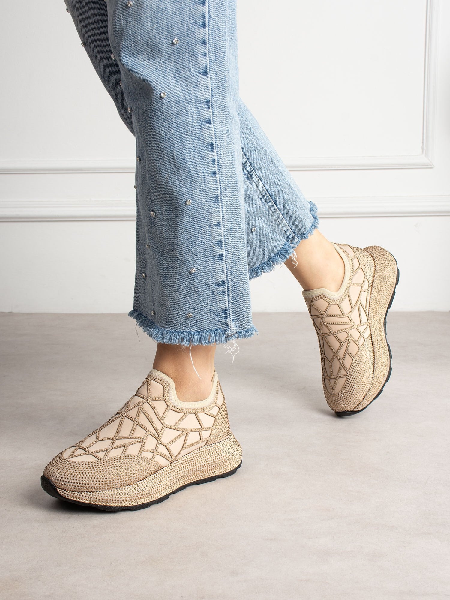 SERELLA Vizon Taşlı Kadın Sneakers