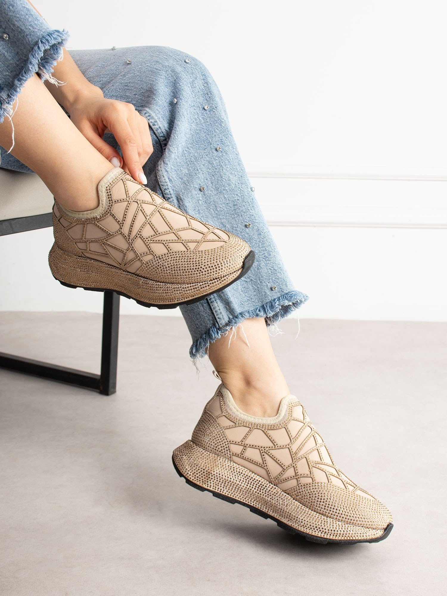 SERELLA Vizon Taşlı Kadın Sneakers