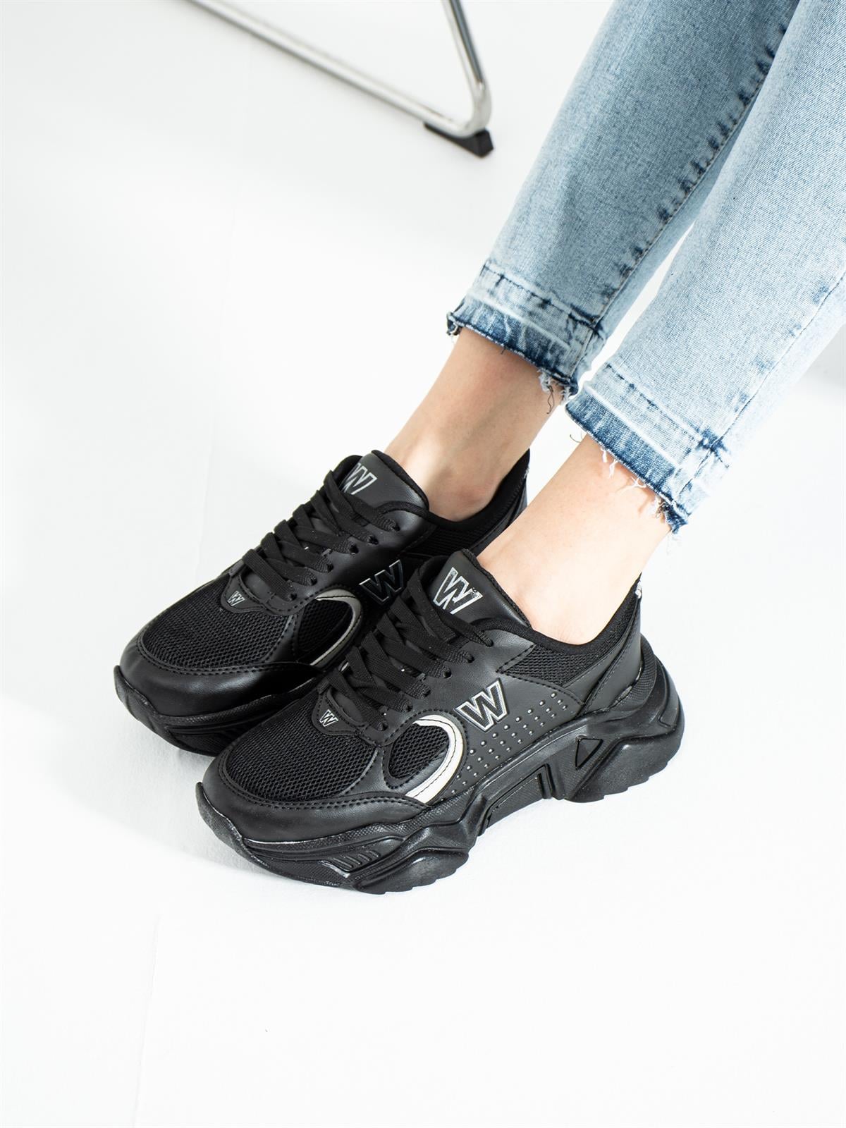 Siyah Kadın Sneakers