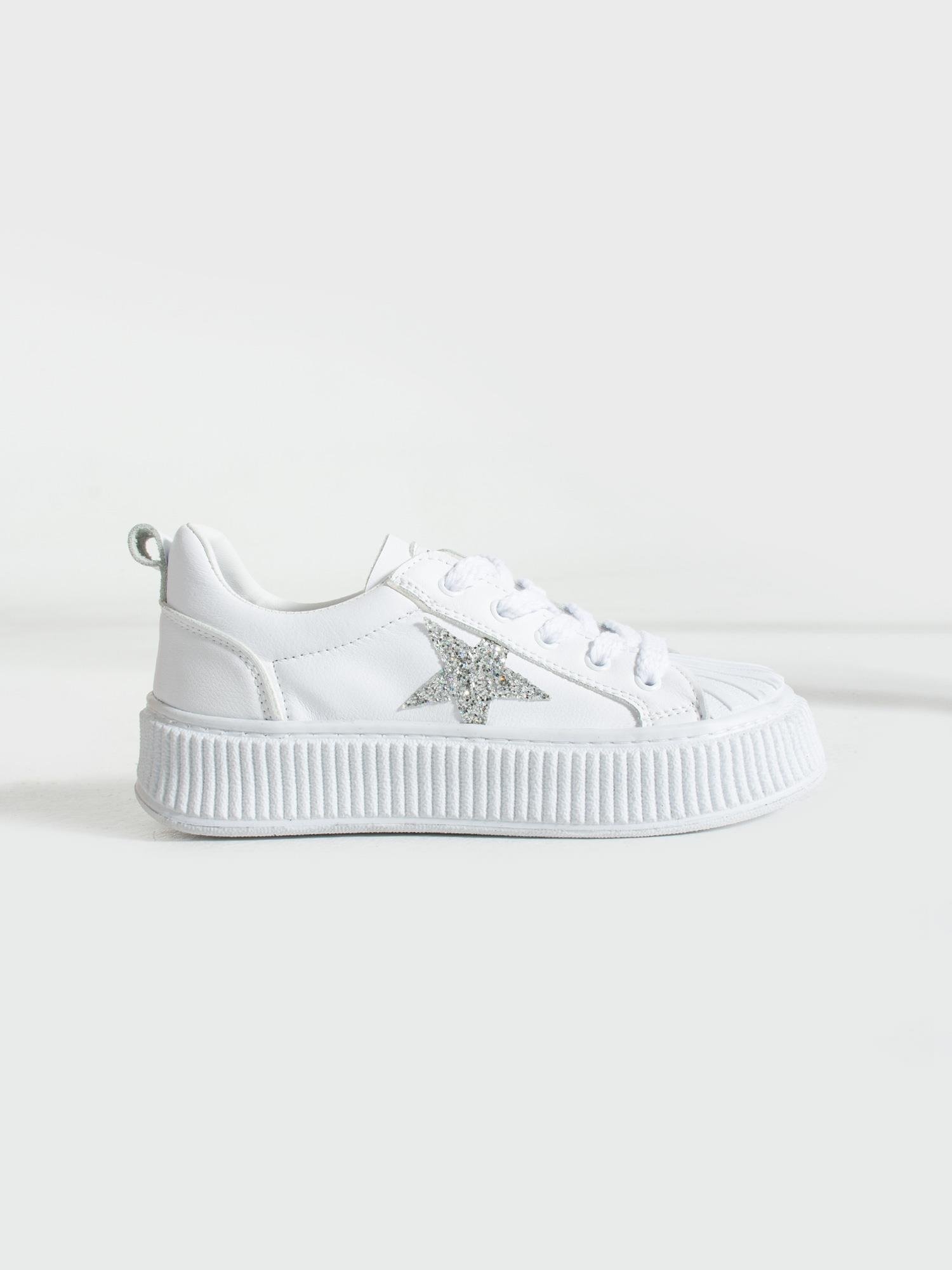 STAR Beyaz Yıldız Detay Kadın Sneakers