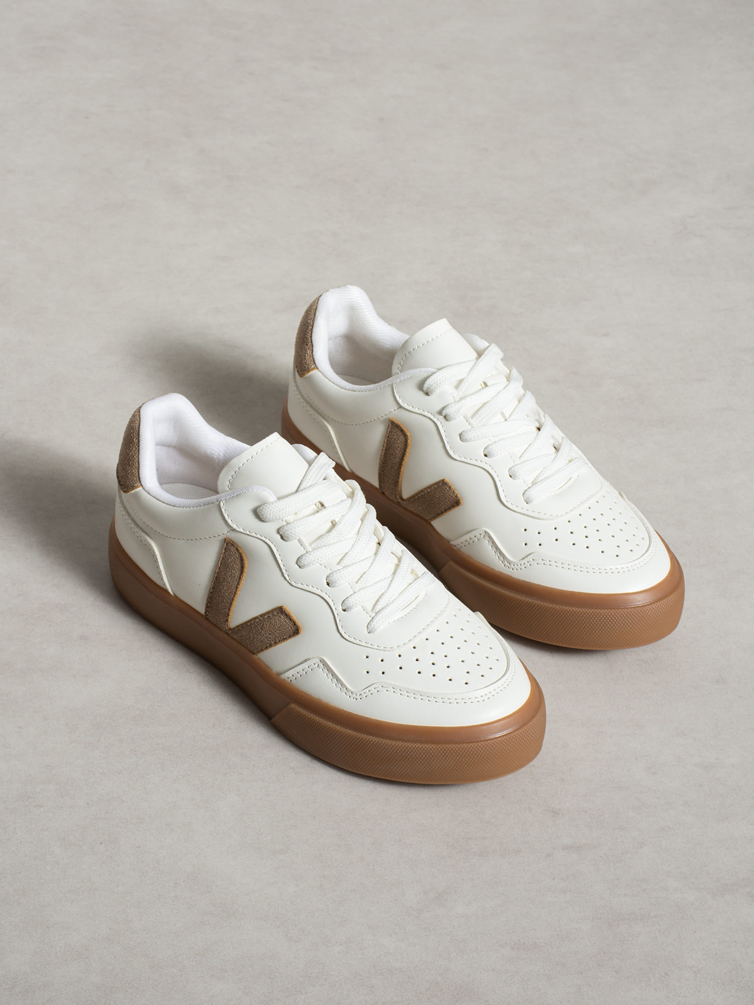 VENTO Beyaz-Vizon Kadın Sneakers