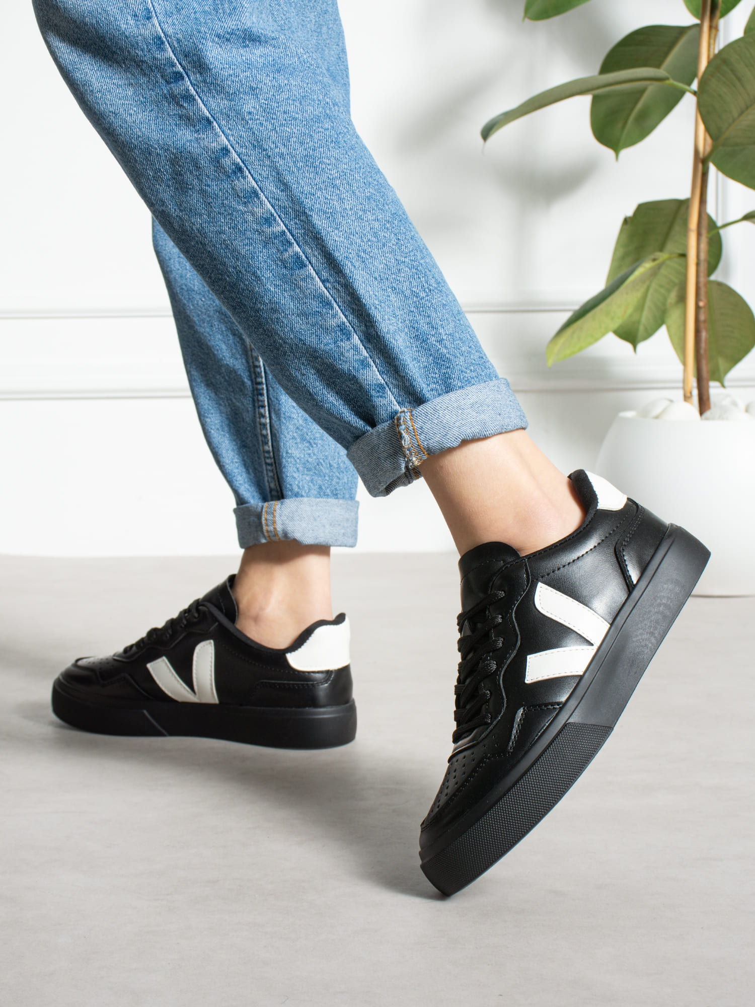 VENTO Siyah Kadın Sneakers