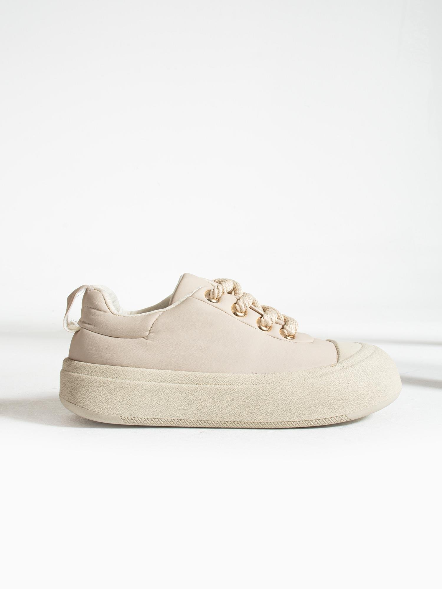 ZENY Krem Kadın Sneakers