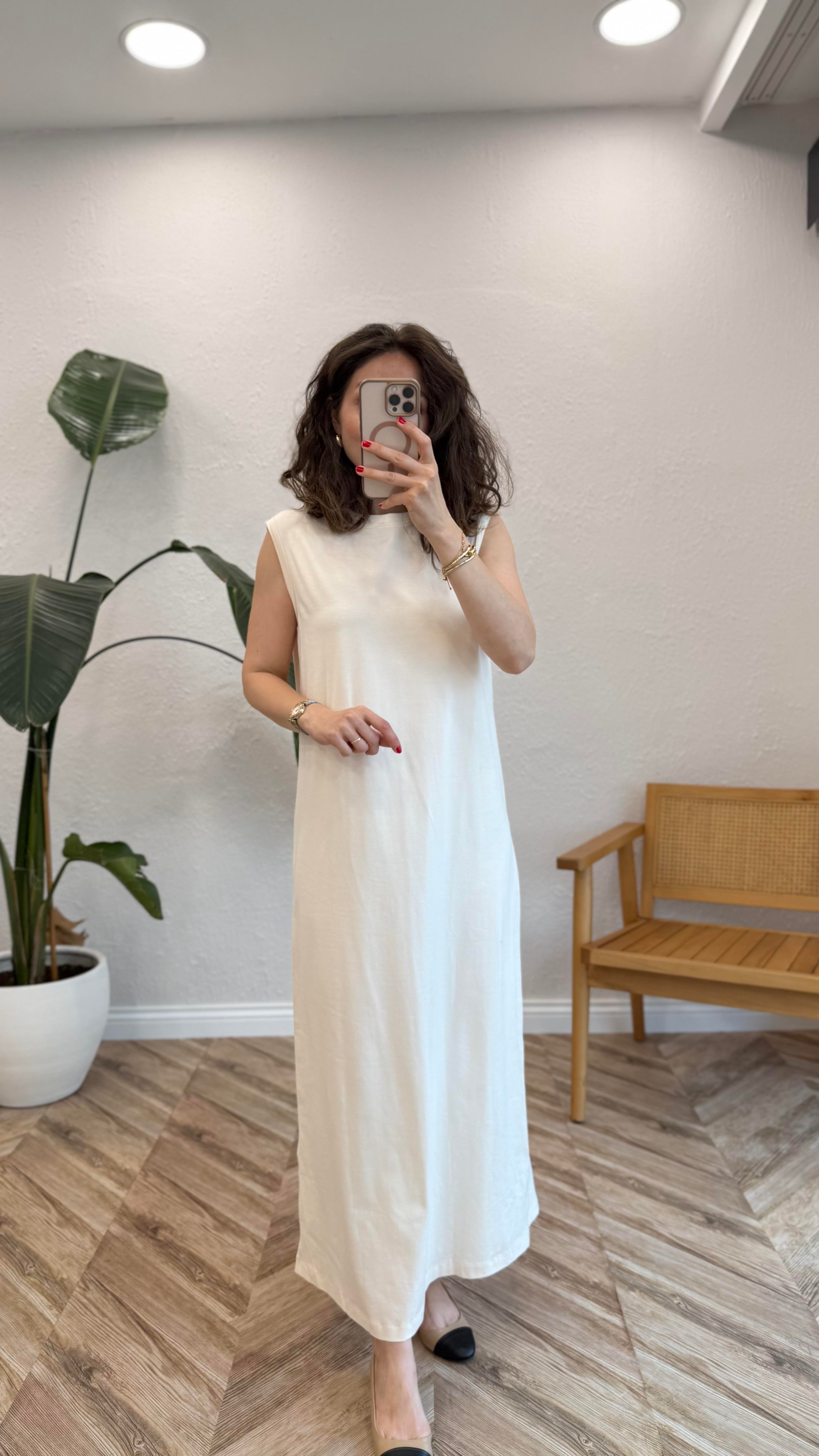 BEJ 4958 SIFIR KOL ÖRME ELBİSE