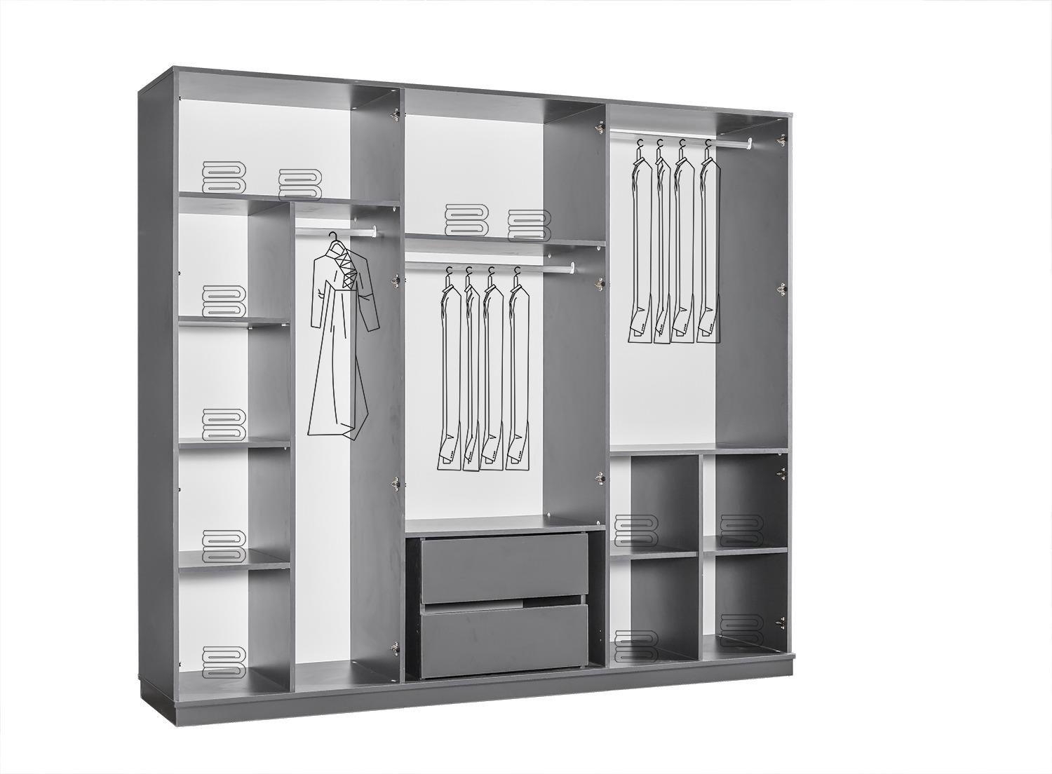 Arya Yatak Odası antrasit