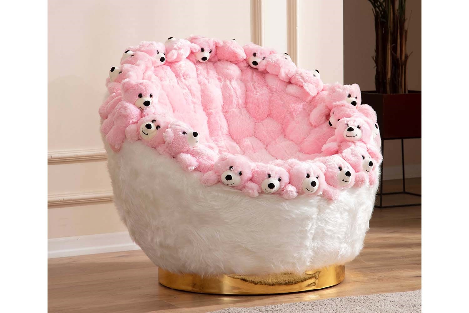Pufybear Berjer Pembe