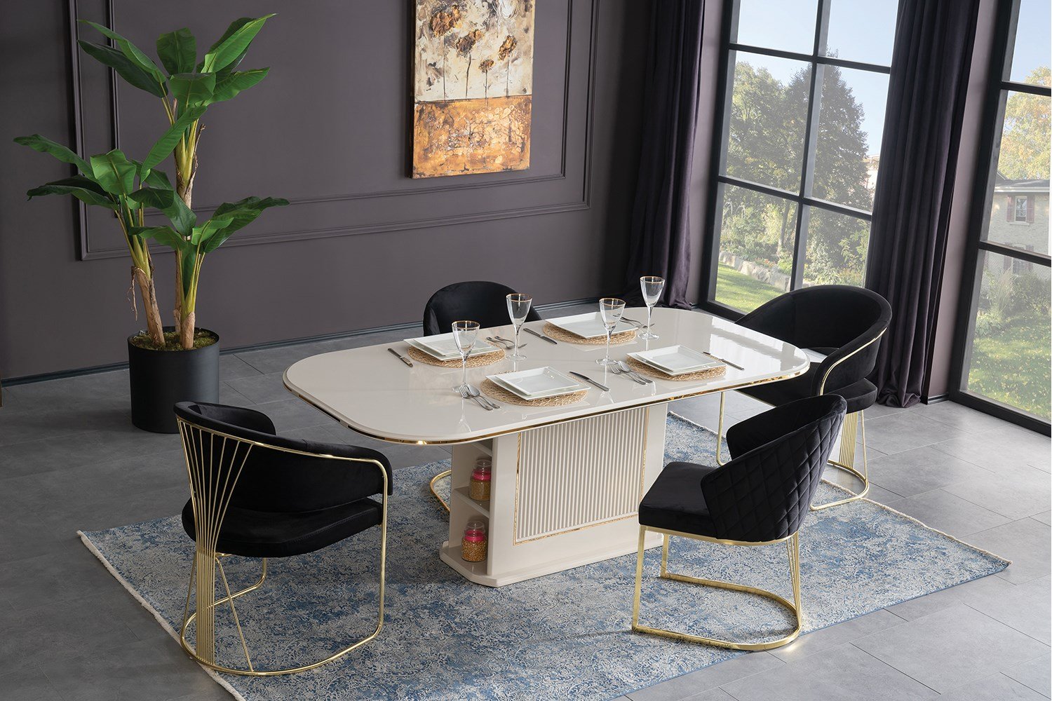 Üsküp Mutfak Masa Seti 2