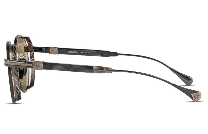 40 MİLLİON VINTAGE III MTL.BLK DK COP 670 G Erkek Güneş Gözlüğü