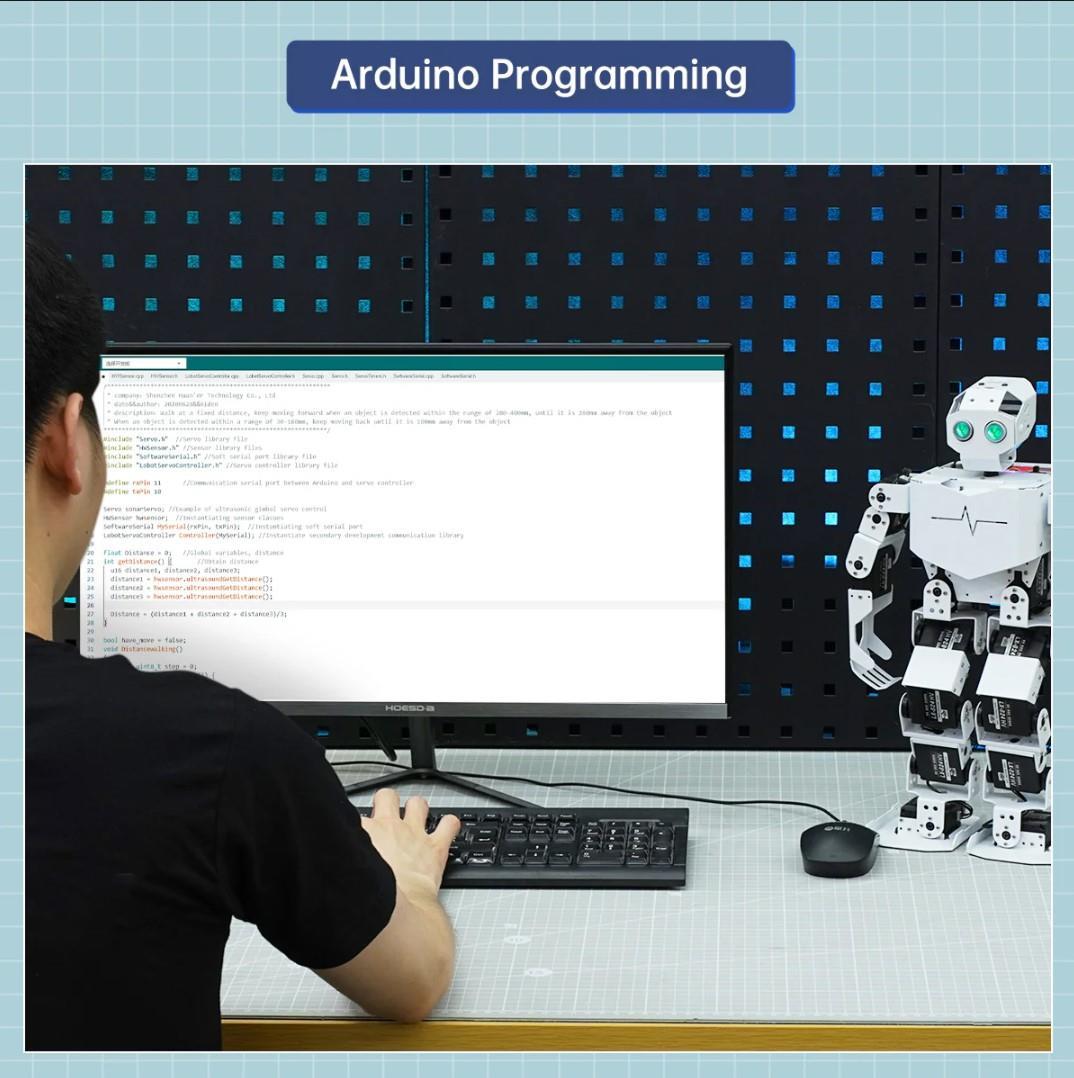 Hiwonder Tonybot İnsansı Robot Arduino Kodlama Kiti Eğitim Programlama - Standart Kit