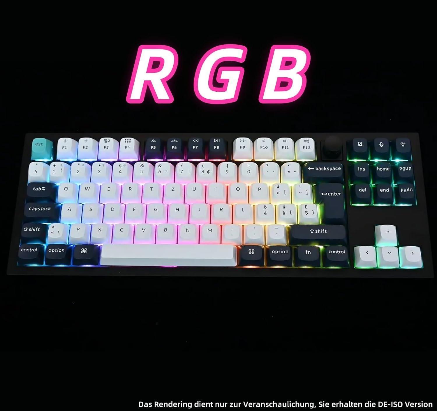 Keychron Q3 Max QMK/VIA Kablosuz Özel Mekanik Klavye