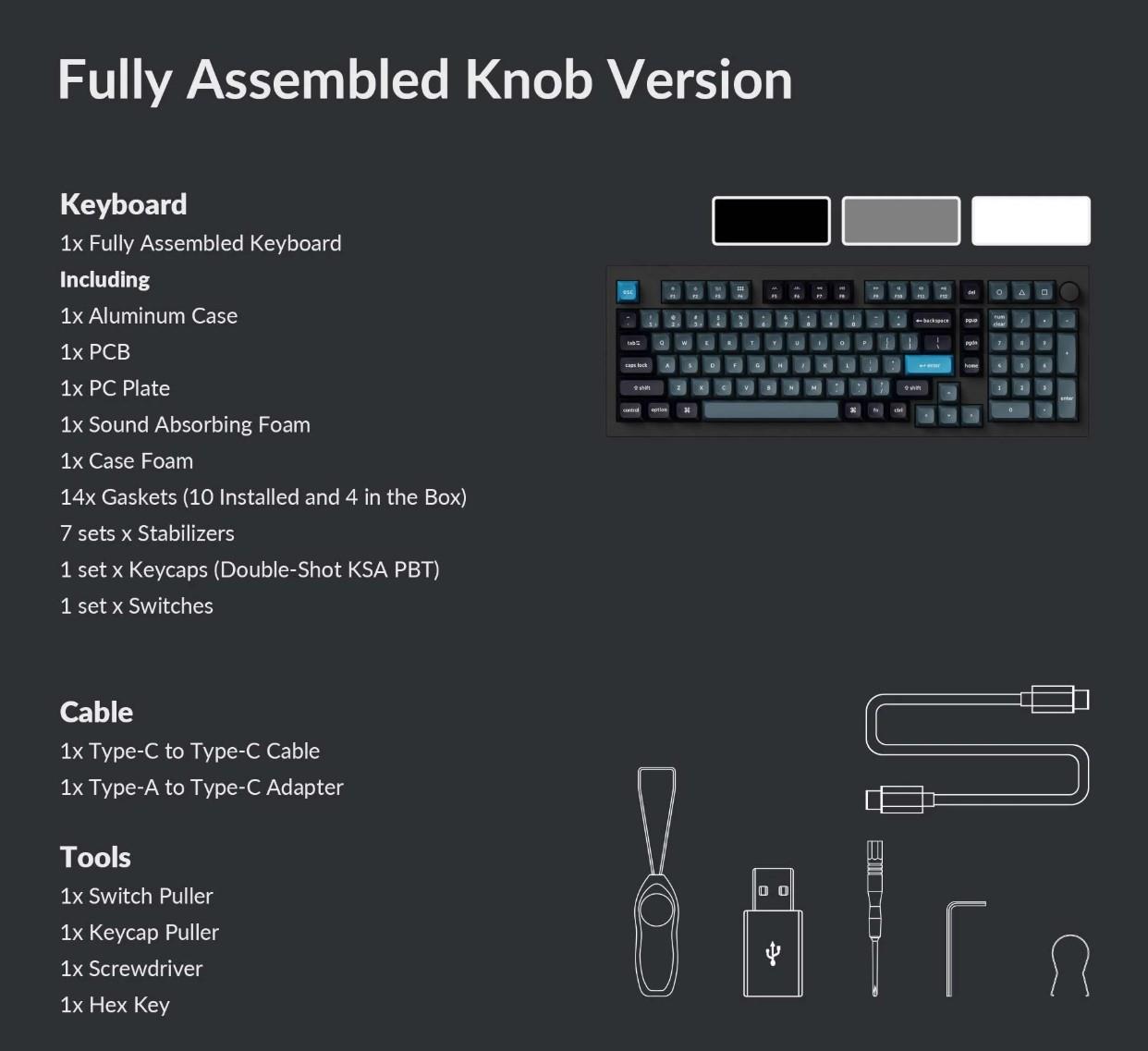 Keychron Q5 Pro QMK VIA Kablosuz Özel Mekanik Klavye