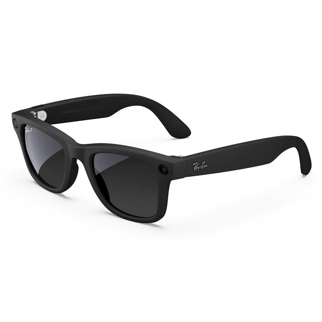 Ray-Ban Meta Wayfarer Kameralı Yapay Zekalı Akıllı Gözlük  Matte Black Gradient Graphite 52 Beden