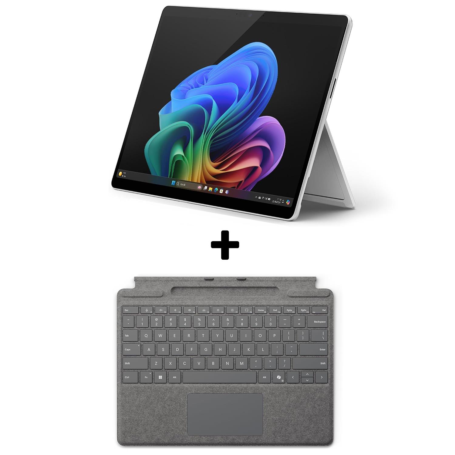 Microsoft Surface Pro 11 LCD Copilot+PC 16GB RAM 256GB SSD ve Slim Pen Yuvalı Klavye Platinum