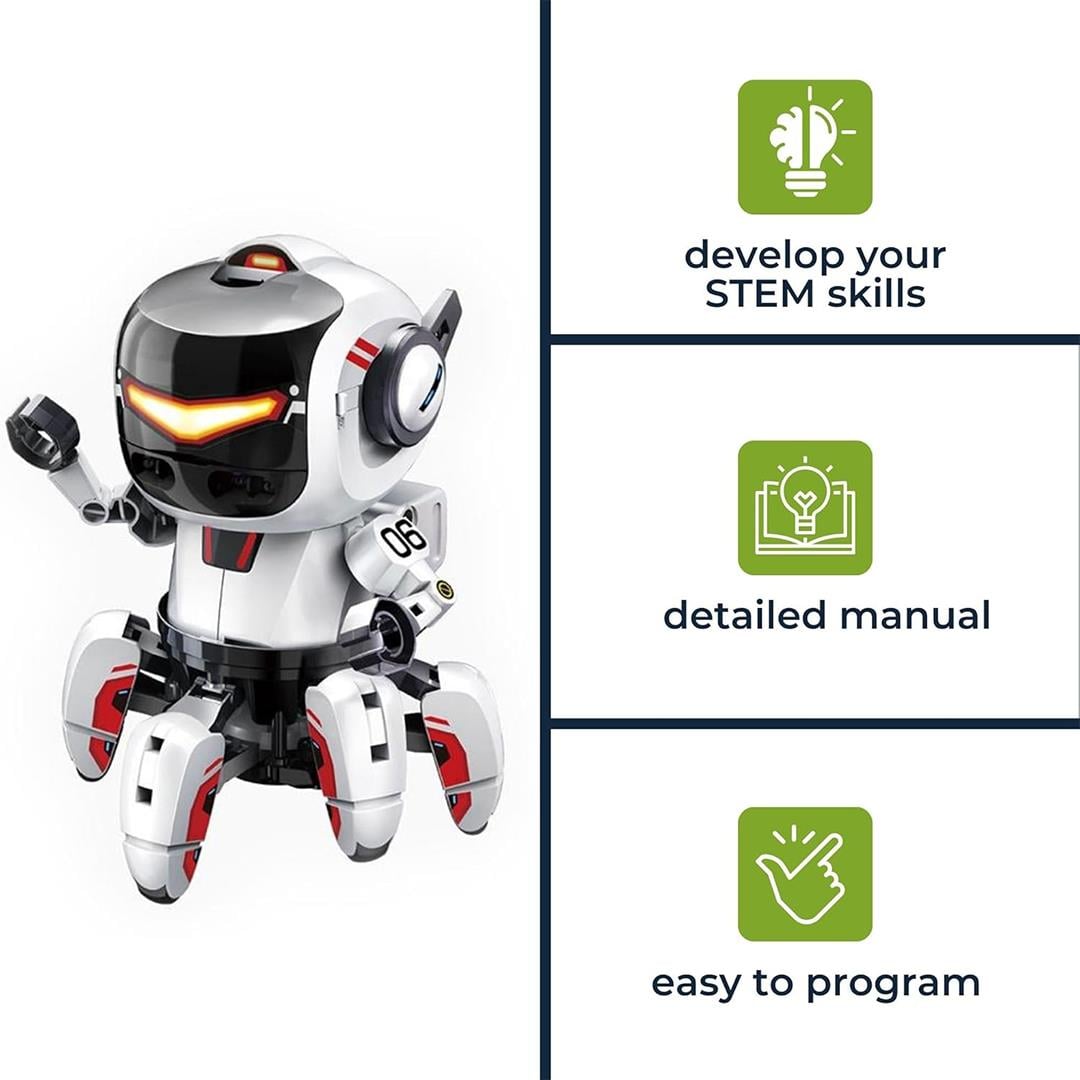 Velleman KSR20 Tobbie 2 Eğitici Kendin Yap Robot Seti micro:bit