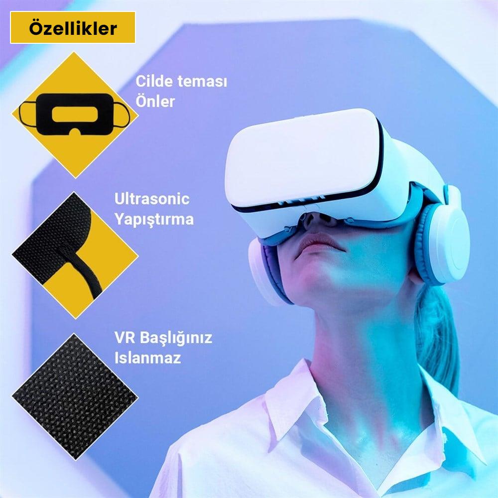 VR Gözlük Hijyen Maskesi Siyah