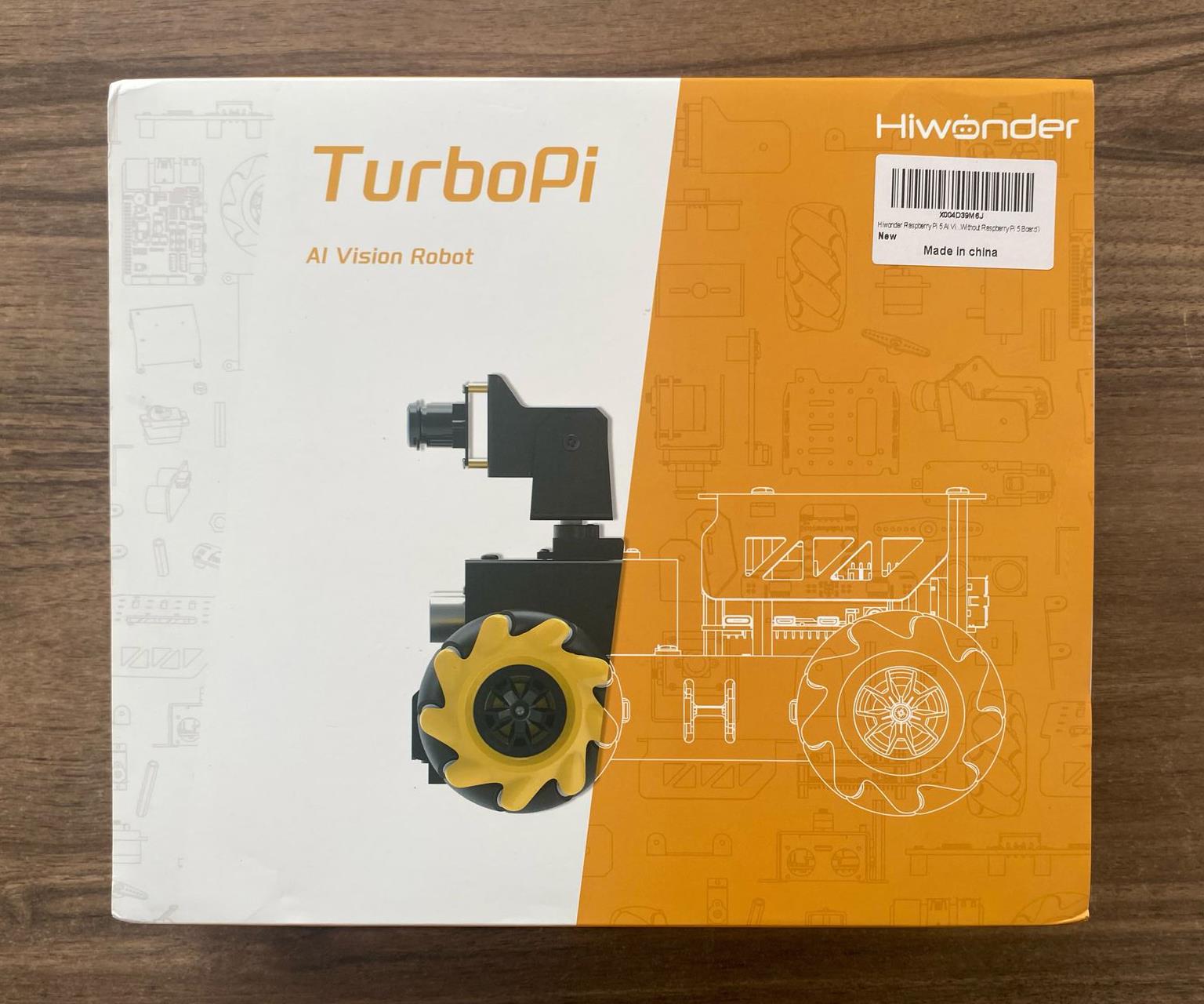 Hiwonder TurboPi Mecanum Tekerli Robot Araba Kiti Açık Kaynak - RPi 5 Dahil Değil