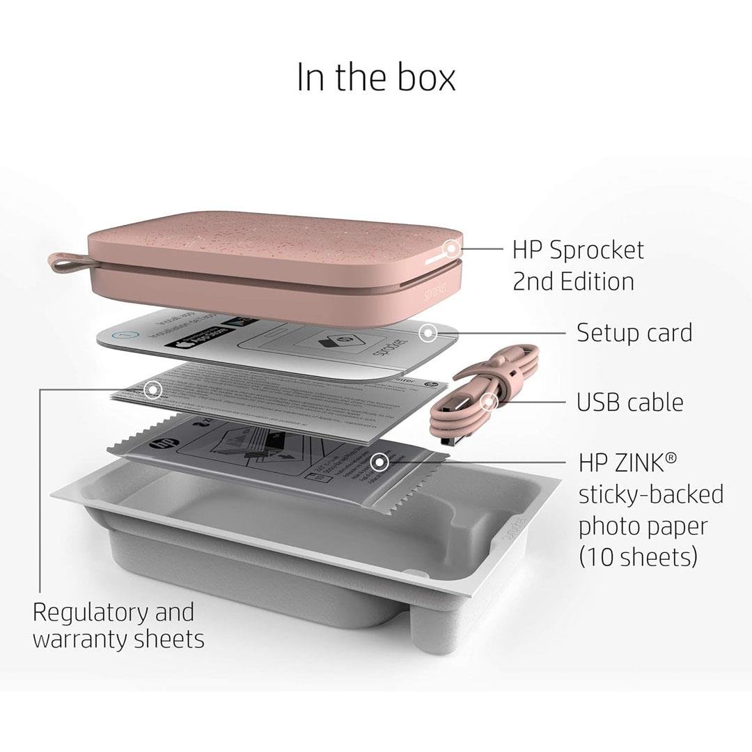 HP Sprocket Anında Akıllı Telefon Fotoğraf Yazıcısı