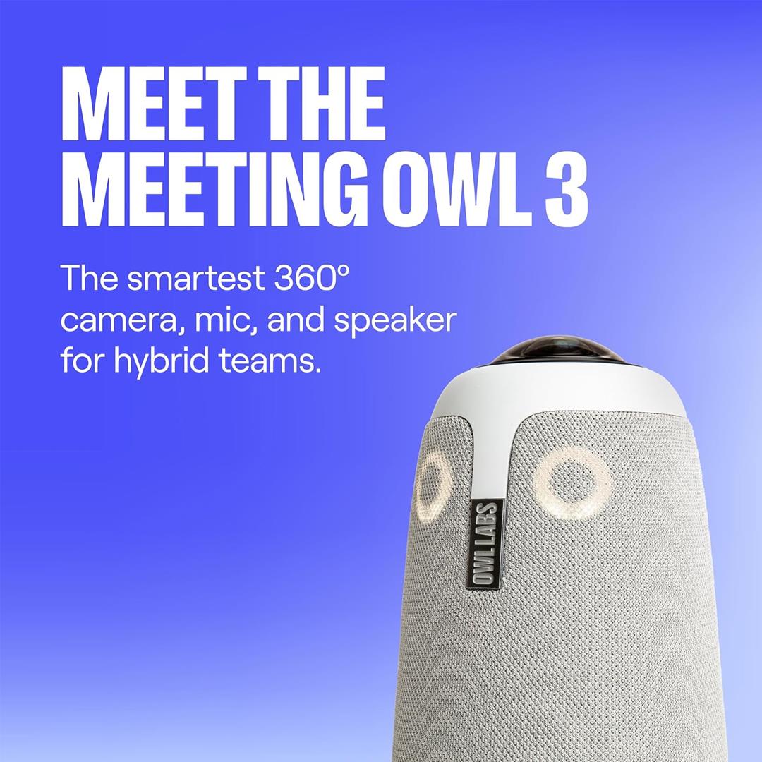Owl Labs Meeting Owl 3 - 360° 1080p HD Konferans Odası Kamerası