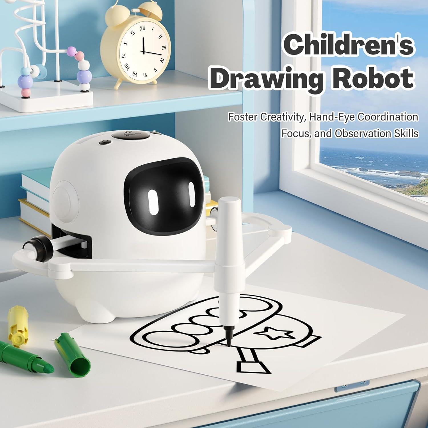 RIVGOT Çocuklar İçin 150 Kartlı Çizim Robotu
