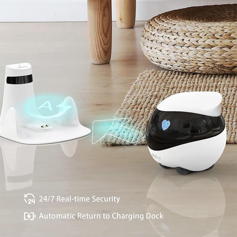 Enabot EBO SE Çocuk Yaşlı Pet ve Ev Güvenliği İçin WiFi Kamera Robotu