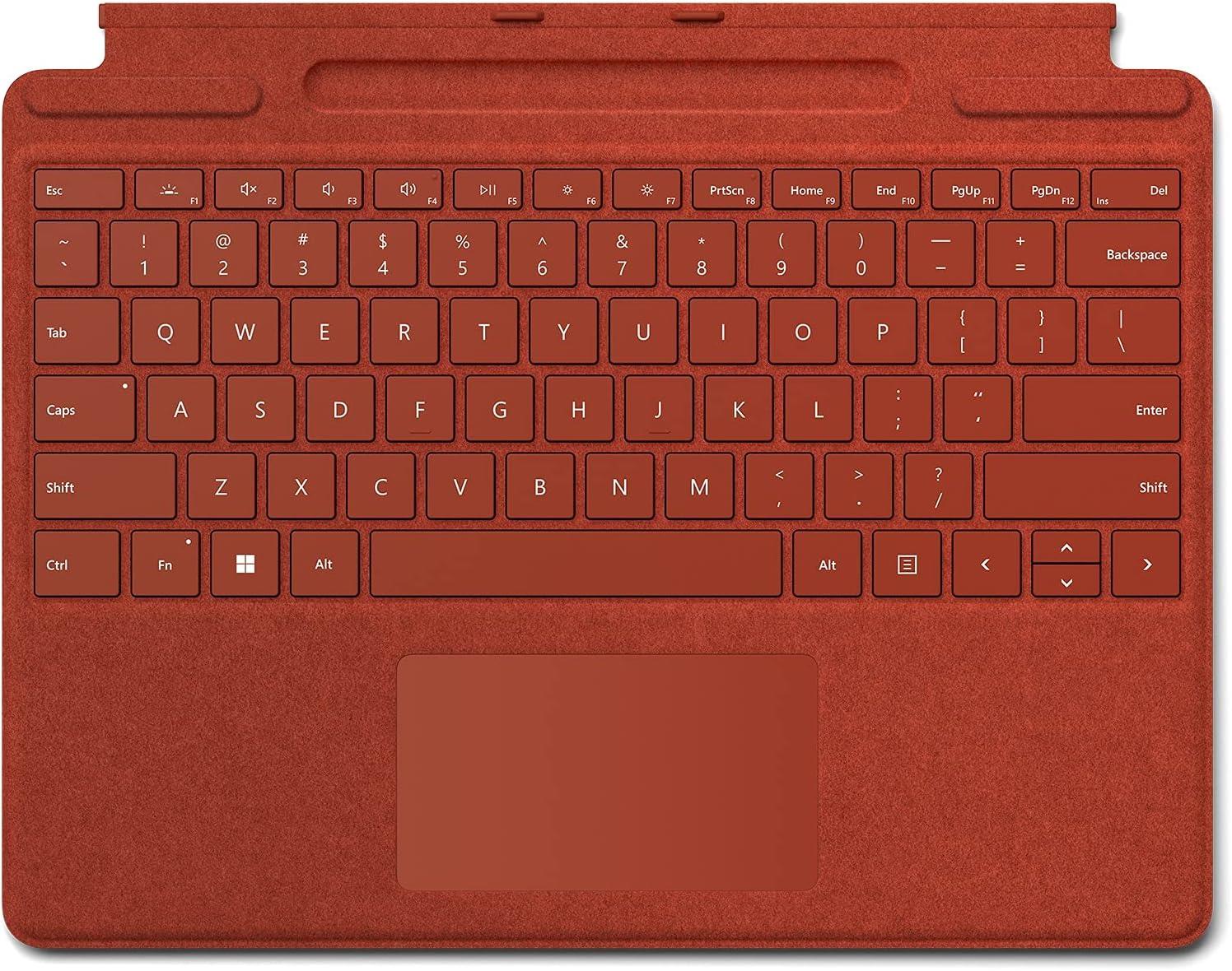 Microsoft Surface Pro Signature Klavye + Slim Pen 2 Poppy Red