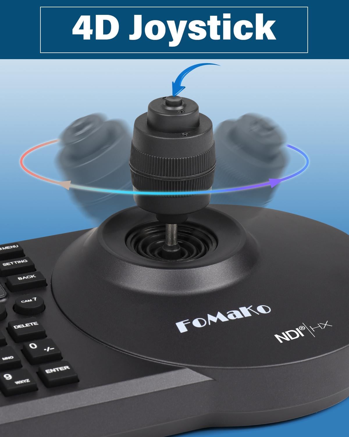 FoMaKo NDI PTZ Kamera Kontrol Klavyesi KC608N