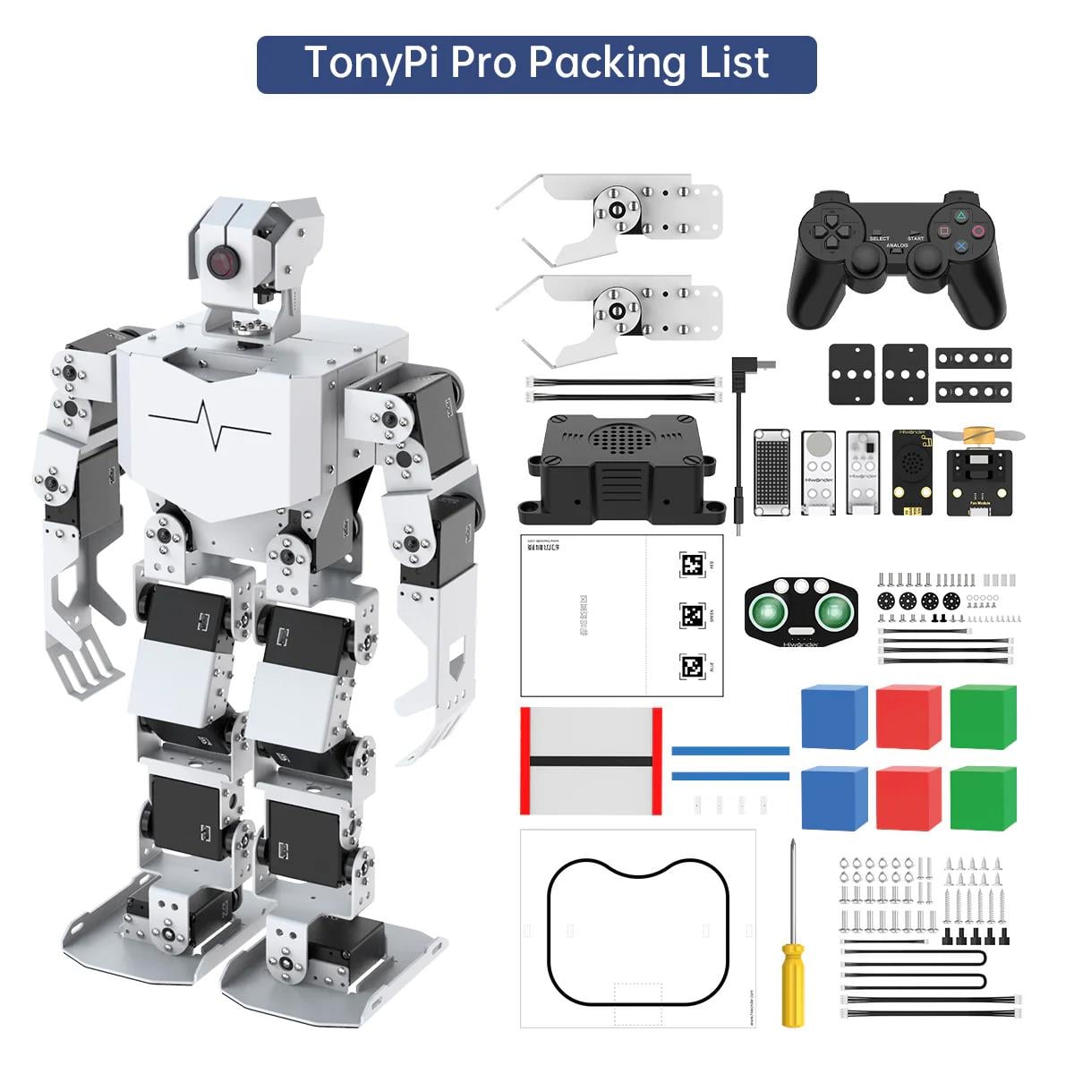 Hiwonder TonyPi Pro YZ İnsansı Robot
