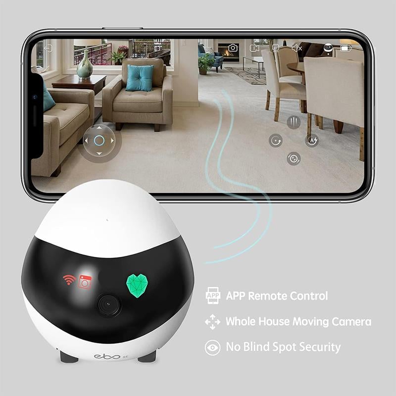 Enabot EBO SE Çocuk Yaşlı Pet ve Ev Güvenliği İçin WiFi Kamera Robotu