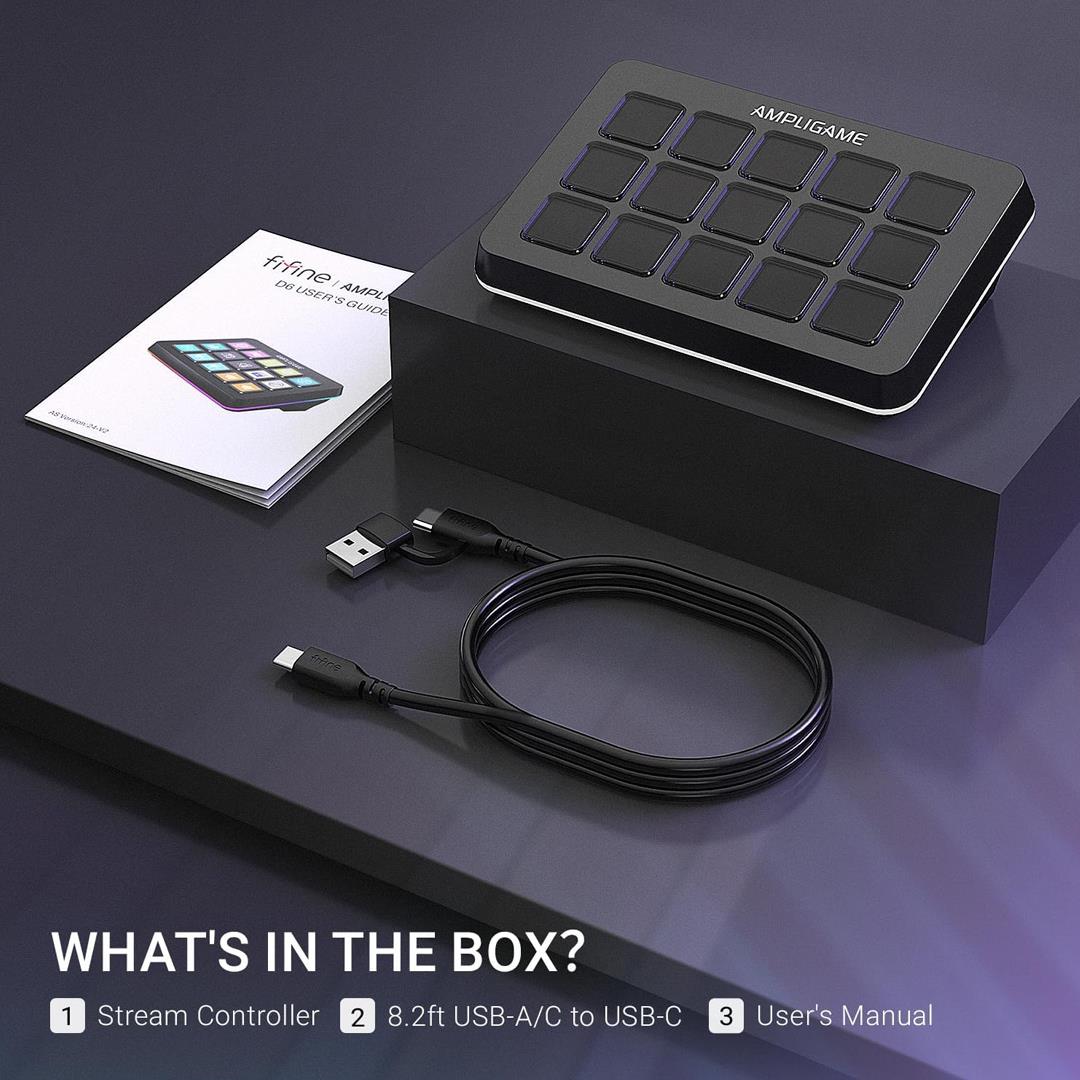 FIFINE AmpliGame D6 Stream Deck