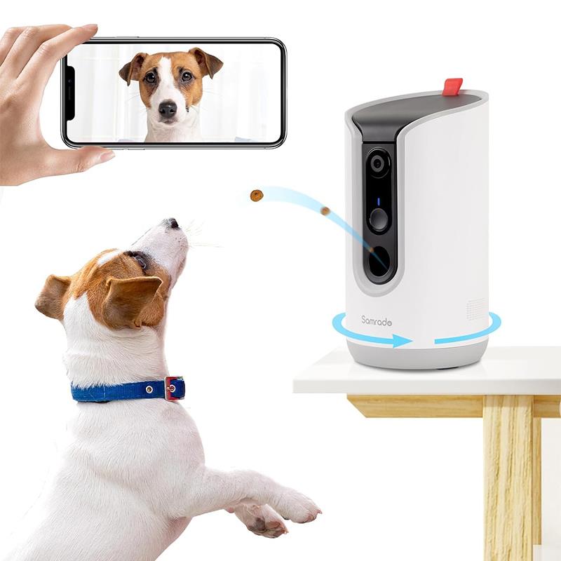 Samrado Köpek Pet Ödül Dağıtıcılı 2K Kamera