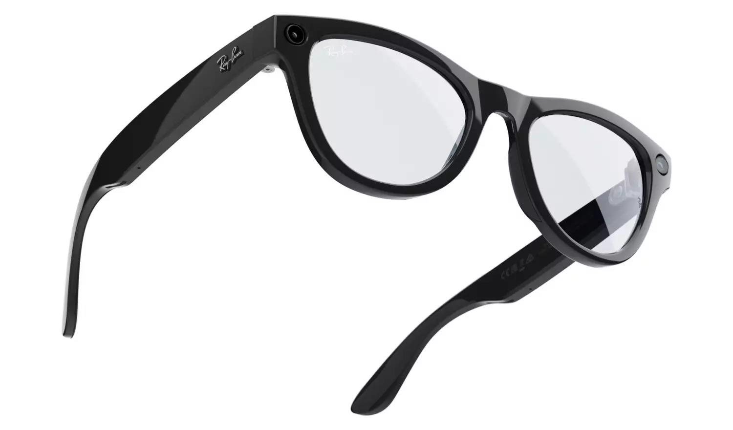 Ray-Ban Meta Skyler Ai Destekli Akıllı Gözlük Shiny Black Transitions Cerulean Blue 52 Beden
