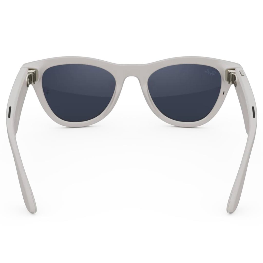 Ray-Ban Meta Skyler Kameralı Yapay Zekalı Akıllı Gözlük Shiny Chalky Gray Clear to Sapphire Transitions 52 Beden