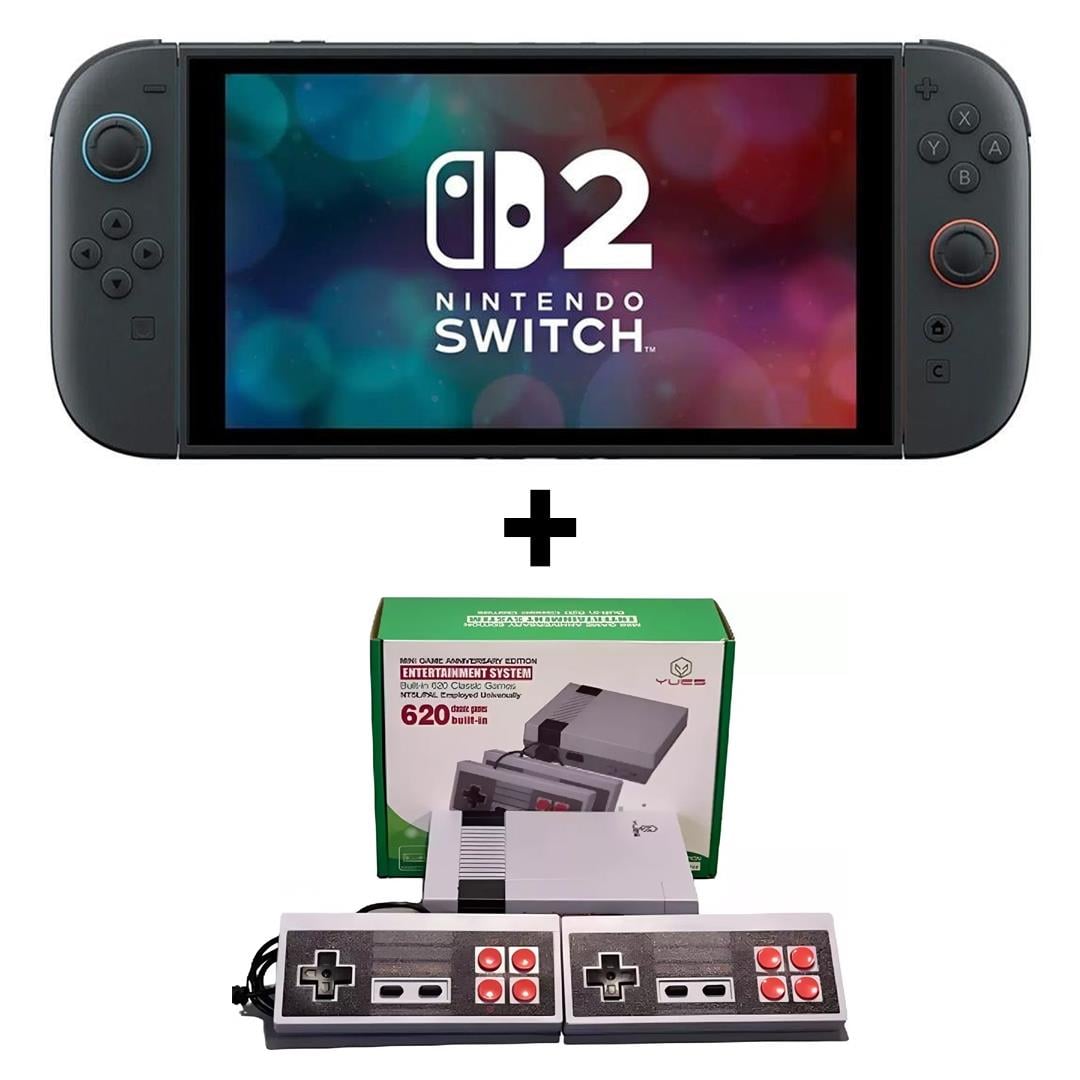 Nintendo Switch 2 + Yues Entertainment System Oyun Konsolu Bundle Paket