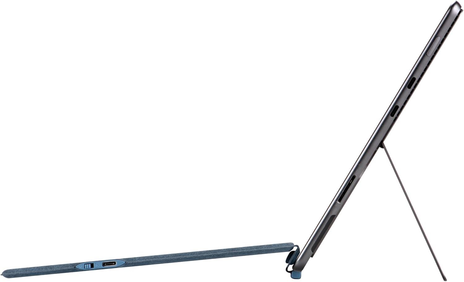Microsoft Surface Pro 11 10 9 8 X İçin Slim Pen Yuvalı Zoof Signature Klavye Mavi